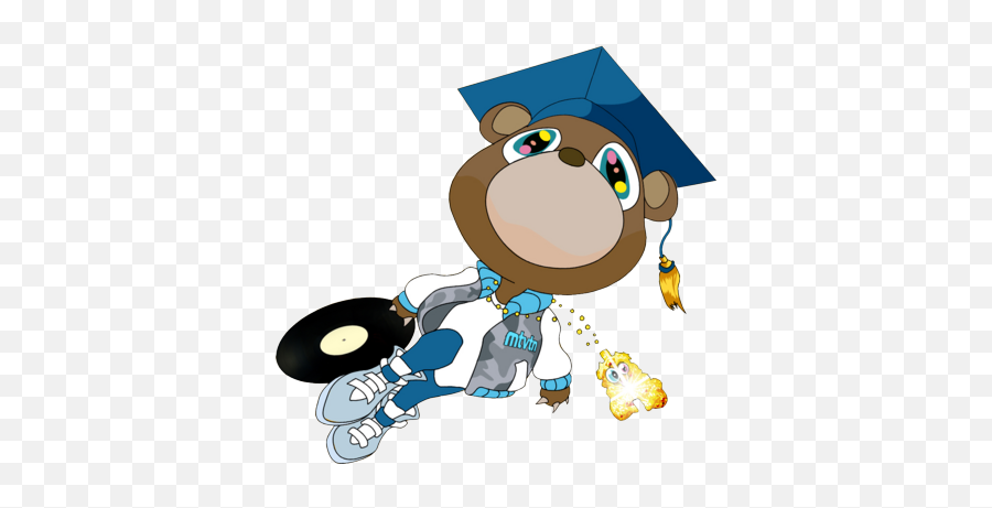 Kanye West Png Clipart - Kanye West Graduation Bear Png,Kanye Png