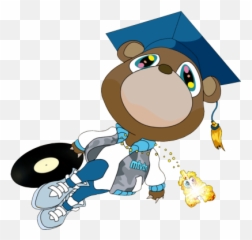 Kanye West Png Clipart - Kanye West Graduation Bear Png,Kanye Png