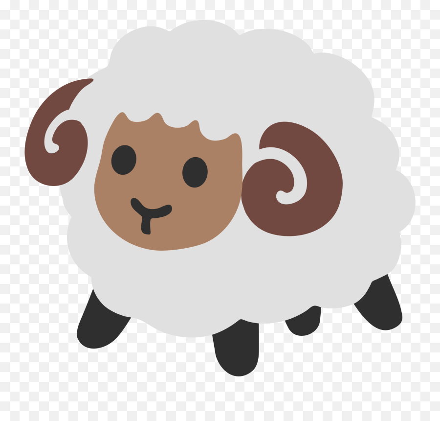 Fileemoji U1f40fsvg - Wikimedia Commons Sheep Emoji Png,Sheep Png