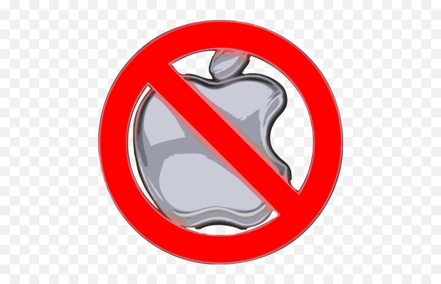 Anti Apple Society - Anti Apple Logo Png,Apple Logo Sticker