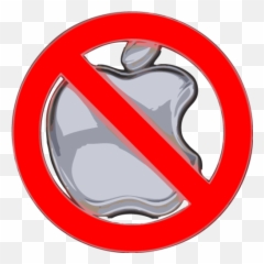 Anti Apple Society - Anti Apple Logo Png,Apple Logo Sticker
