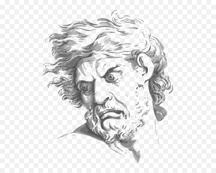 Angry Expression God Bearded Face - Angry God Png,Angry Man Png