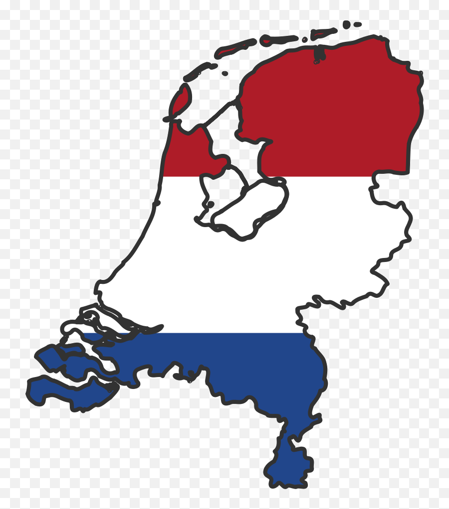 Netherlands Flag Map U2022 Mapsofnet - Netherlands Map Flag Png,Maps Png