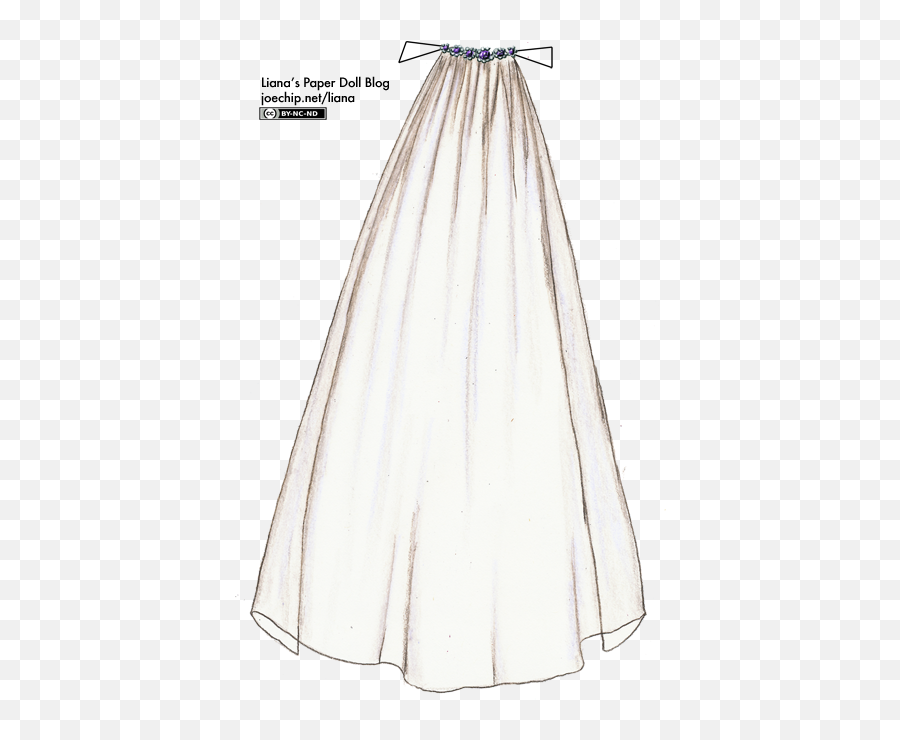 Wedding Dress Lianau0027s Paper Dolls - Gown Png,Veil Png