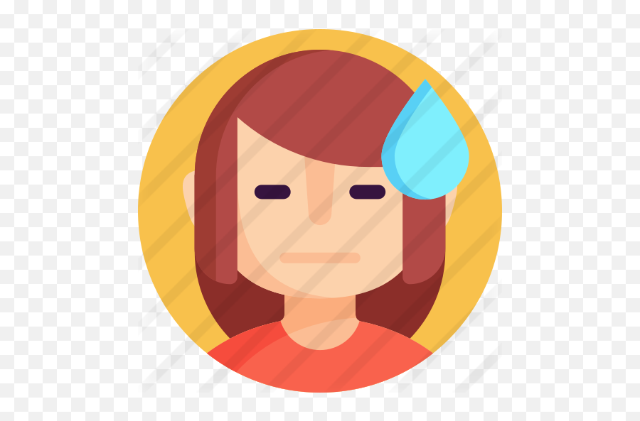 Sweat - Free User Icons Illustration Png,Sweat Emoji Png