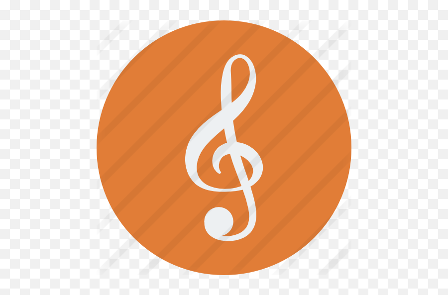 Treble Clef - Free Music Icons Circle Png,Treble Clef Png
