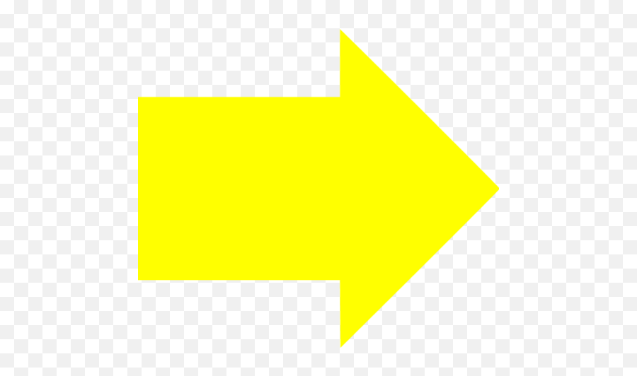 Yellow Arrow Icon - Yellow Color Arrow Png,Yellow Arrow Png
