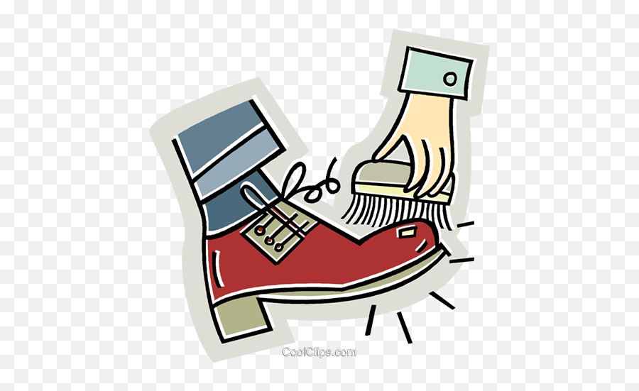Download Shoe Shiners Royalty Free Vector Clip Art - Polish My Shoes Clipart Png,Cartoon Shoes Png