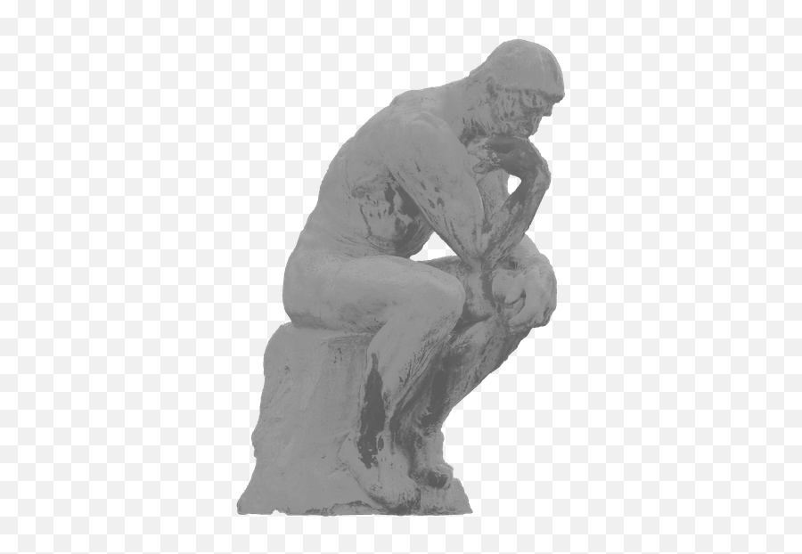 The Thinker - Statue Png,The Thinker Png