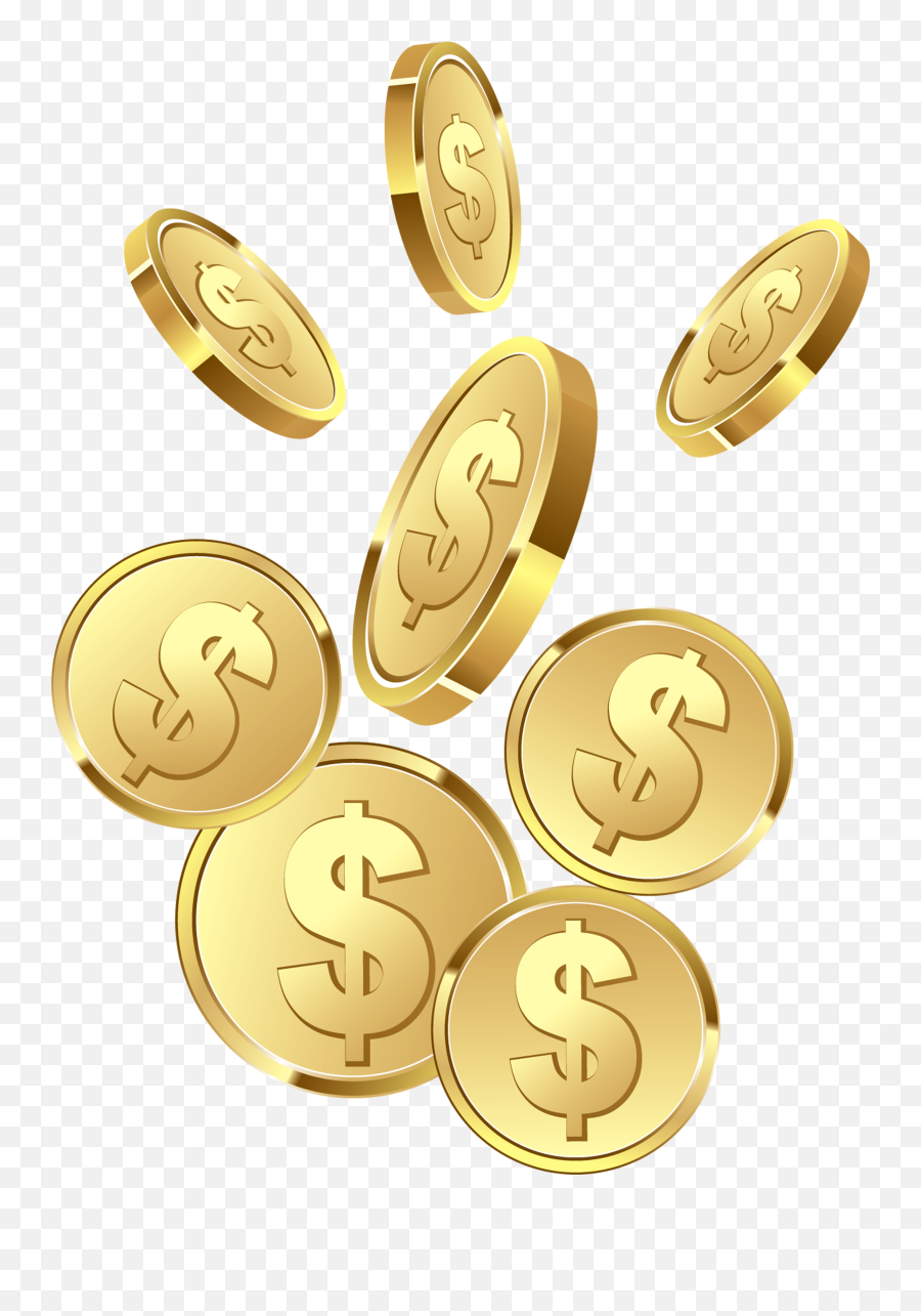 Coins Money Png Image - Transparent Background Coins Clipart,Gold Coins Png