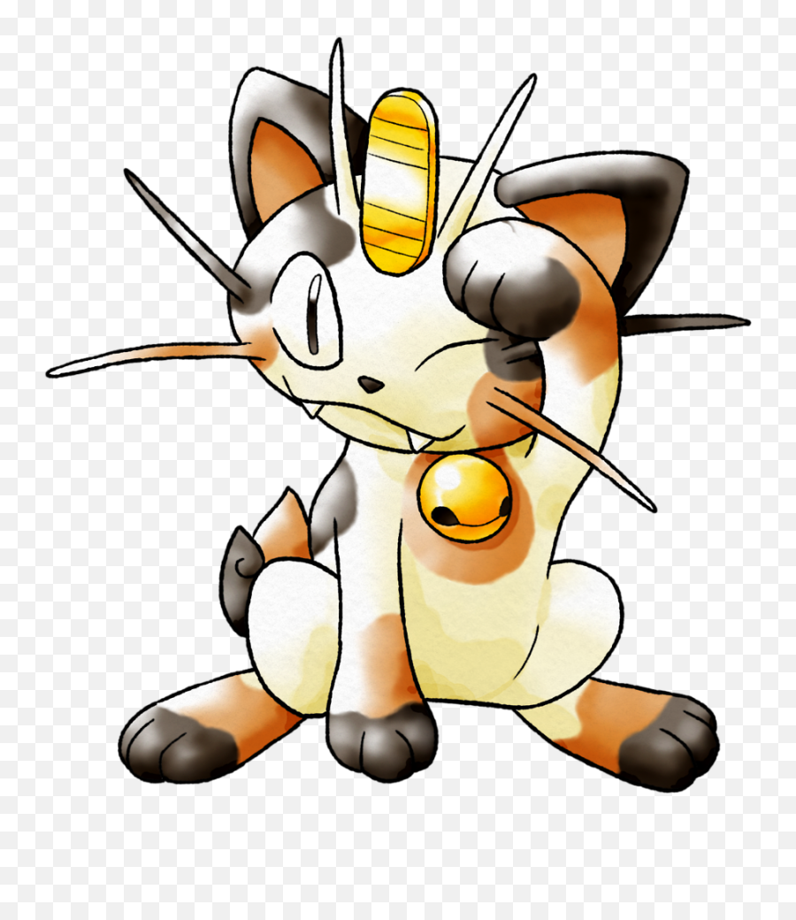 052 Meowth - Cartoon Png,Meowth Png