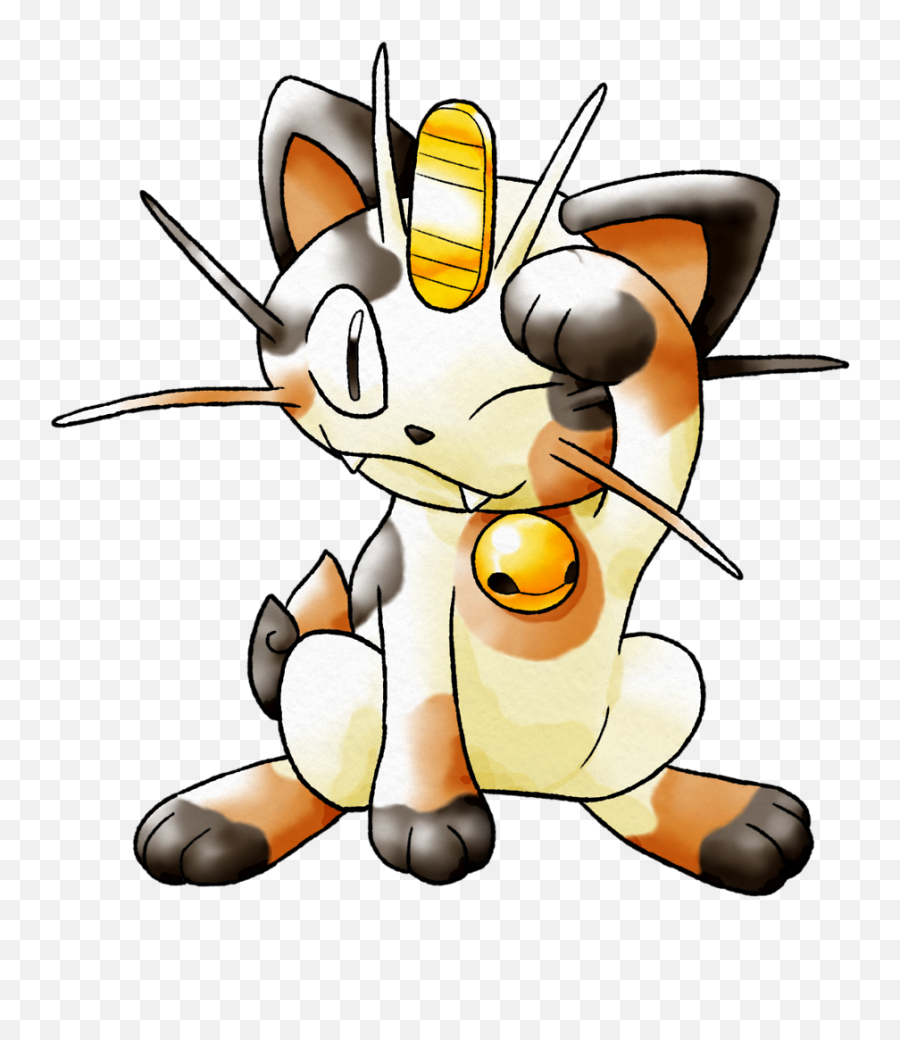 052 Meowth - Cartoon Png,Meowth Png - free transparent png images ...