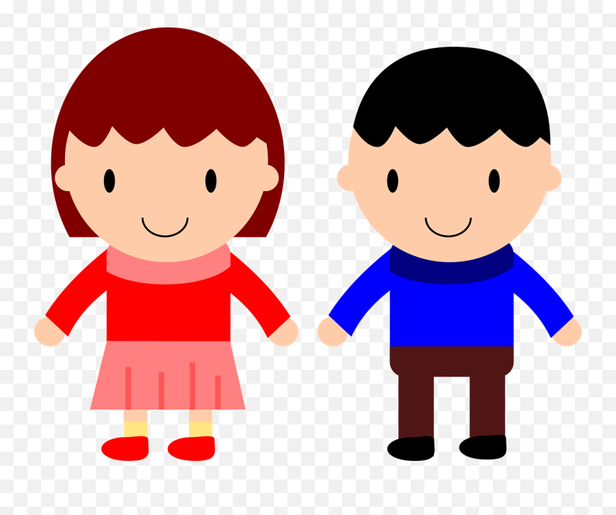 Boy And Girl Clipart Png - Happy Friendship Day Name Edit,Girl Clipart Png