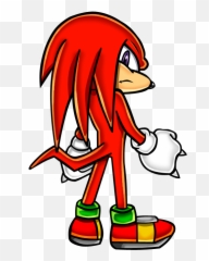 Download Knuckles The Echidna Sa Style - Cartoon Png,Knuckles The Echidna Png