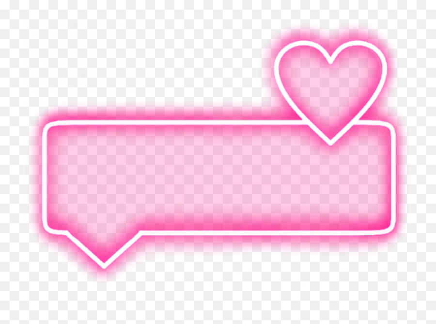 Neon Effect Heart Png Glowing - Neon Pink Heart Png,Neon Heart Png