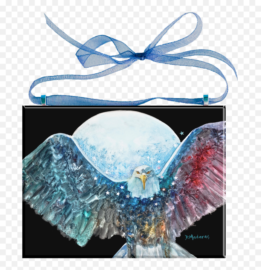 Amazing Grace Glass Ornament Eagle - Art Png,Embellishment Png