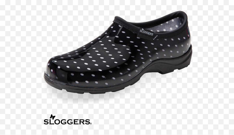Download Sloggers Womenu0027s Black With White Polka Dots - Shoe Png,White Polka Dots Png