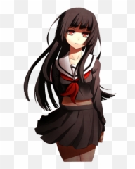 Transparent Ai Enma - Anime Girl Black Hair Png