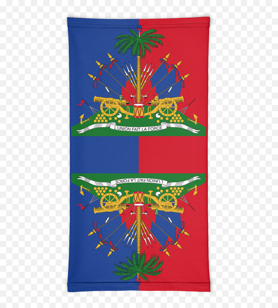 Haitian Flag Neck Gaiter Png
