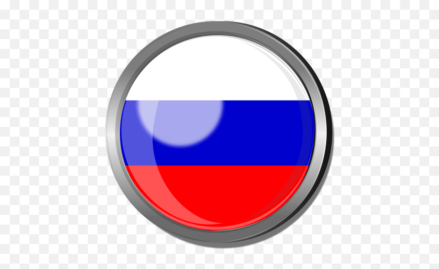 Russia Flag Badge - Transparent Png U0026 Svg Vector File Png Banderas En Circulo,Peru Flag Png