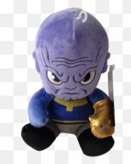 Marvel Avengers Infinity Thanos 7 Phunny Plush - Supervillain png