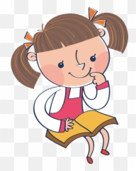 Chica Clip Art - Open Book Clipart For Kids Png Transparent