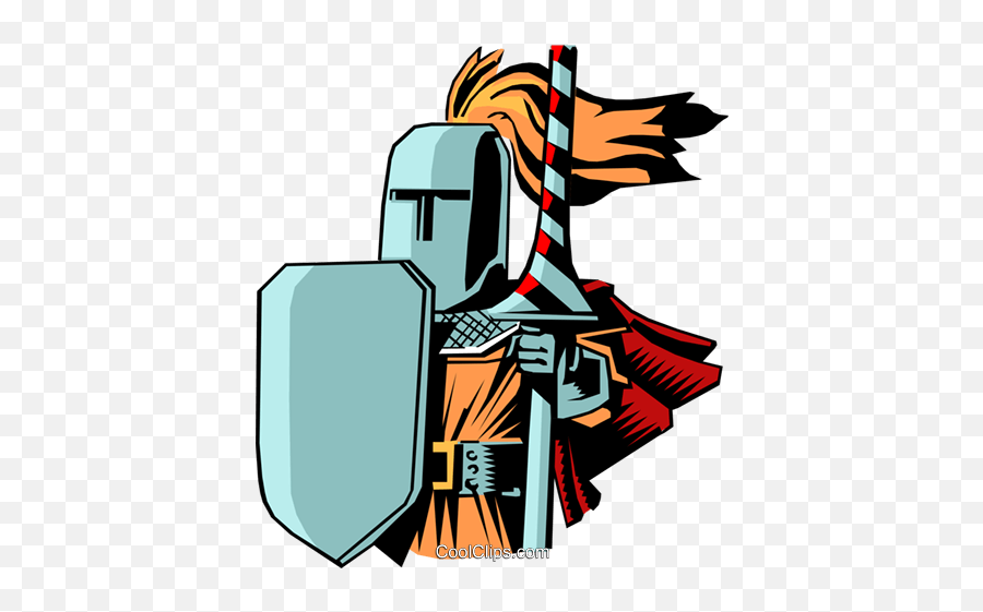 Cartoon Knights Royalty Free Vector Clip Art Illustration - Vertical Png,Knight Clipart Png