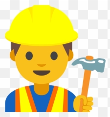 Fileemoji U1f477svg - Wikimedia Commons Construction Worker Emoji Png,Boy Emoji Png