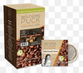 Wolfgang Puck Salted Caramel Mocha Pods 108ct - Salted Caramel Mocha Coffee Pods Wolfgang Puck Png,Caramel Png