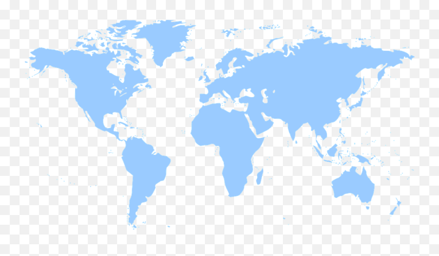 Continents World Map - Transparent World Map Clipart Png,Continents Png