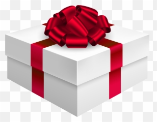 Christmas Gift Box Clipart Art - Transparent Blue Present Png