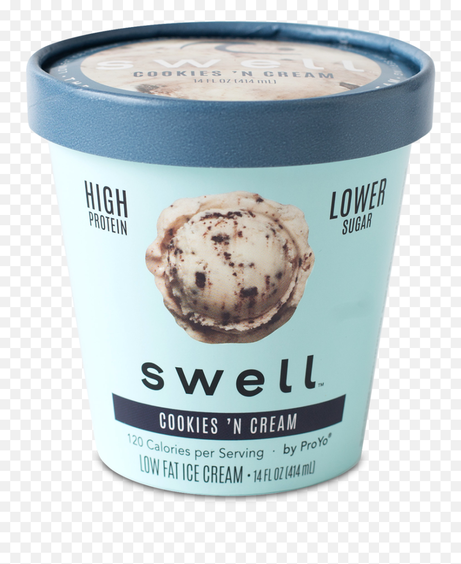 Swell Cookies N Cream Ice - The Next Wave Of Ice Cream Chocolate Chip Png,Cookies And Cream Png