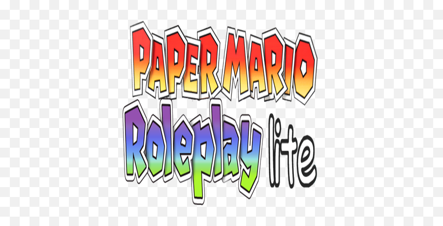 Download Hd Paper Mario Roleplay Lite Logo - Paper Mario Roleplay Paper Mario Logo Png,Paper Mario Logo