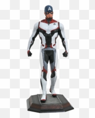 Marvel Avengers Gallery Statue Team Suit Captain America - Costume png