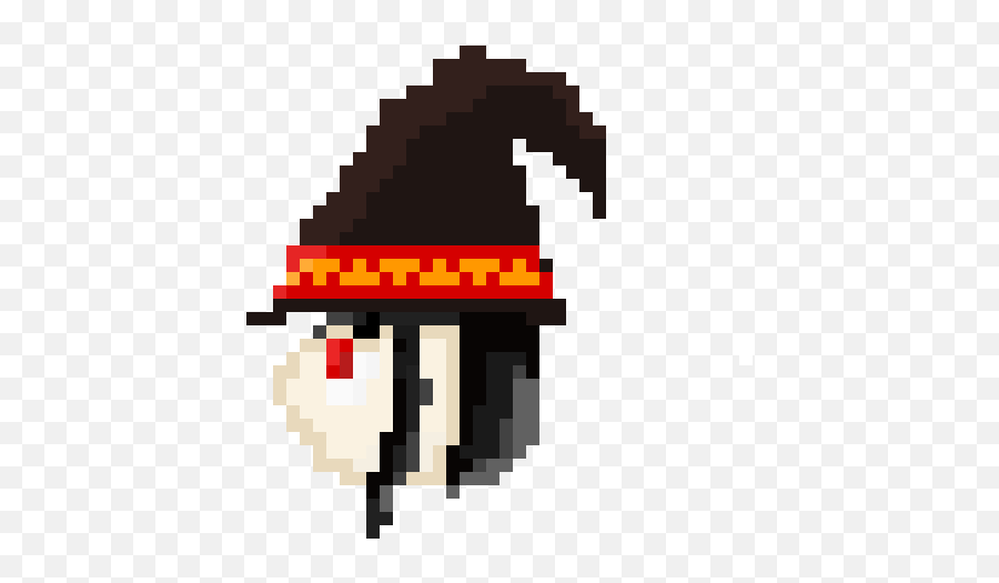 Pixilart - Megumin Pixel Head By Anonymous Fictional Character Png,Megumin Transparent