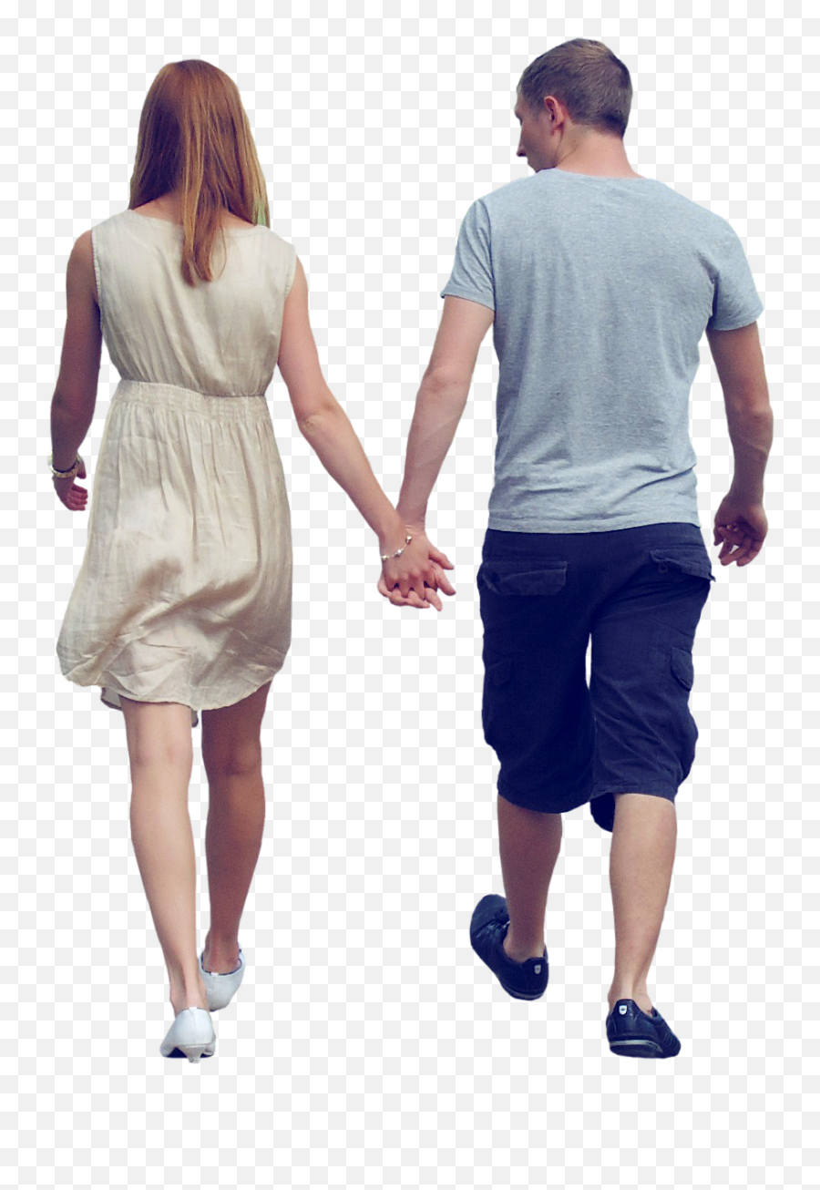 People Png File - Couple Walking Holding Hands Png,Person Png