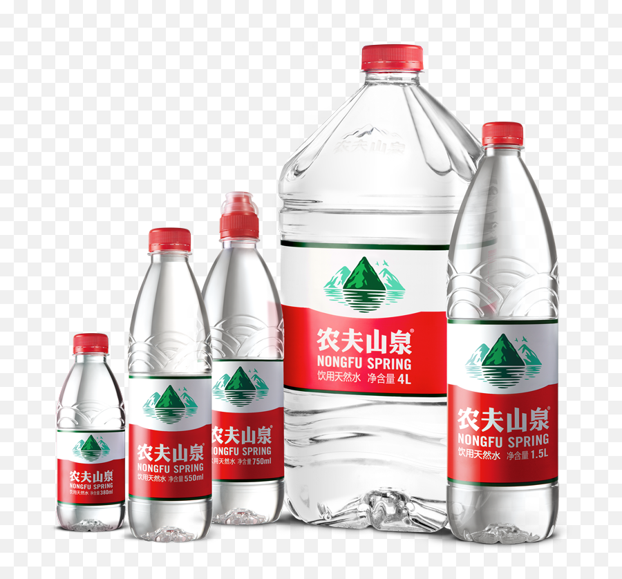 Natural - Nongfu Spring Bottled Water Png,Bottled Water Png