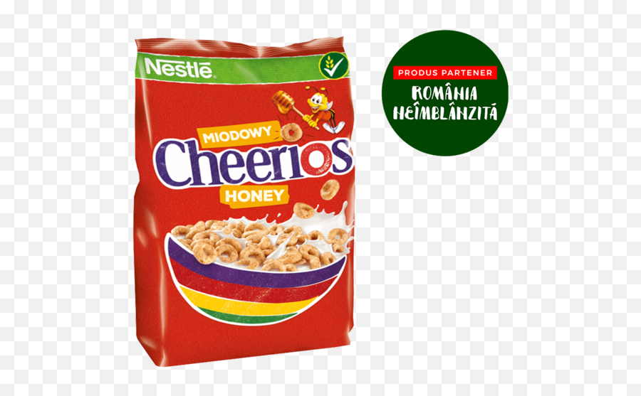 Nestle Honey Cheerios 5 Whole Grain - Cheerios Miodowe Png,Cheerios Png