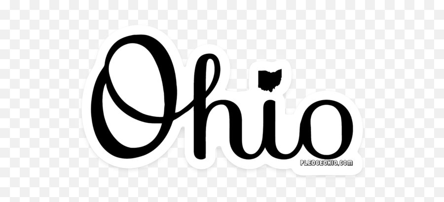 Script Ohio Sticker - Ohio State Script Logo Png,Ohio Png