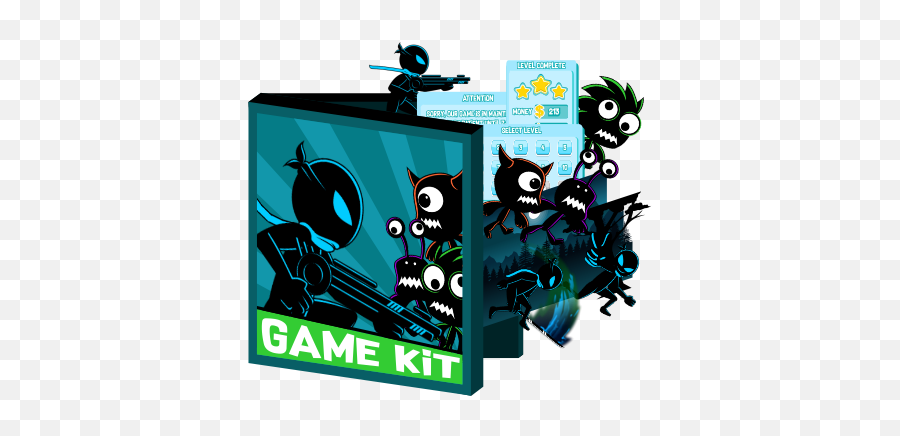 Ninja Shadow Silhouette U2013 Themed Bundle - Game Art Partners Silhouette Themed Tileset Png,Shadow Monster Png