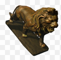 Golden Lion Statue - Official Path of Exile Wiki Solid png