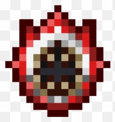 Shield Of Cthulhu Pixel Art Maker - Fire Resistance Icon Minecraft Png,Cthulhu Transparent