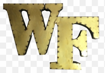 Wake Forest Logo Recycled Metal - Dot png
