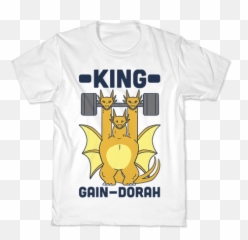 Godzilla King Ghidorah T - Short Sleeve Png,King Ghidorah Png