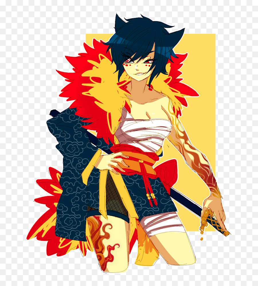 Pokemon Gijinka Png Typhlosion