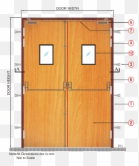 Wood Door Png - Page5 Wooden Fire Rated Door 1332558 Dimension Of