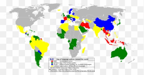 Filelanguage Policiespng - Wikimedia Commons Paises De Oriente Y Occidente,Around The World Png