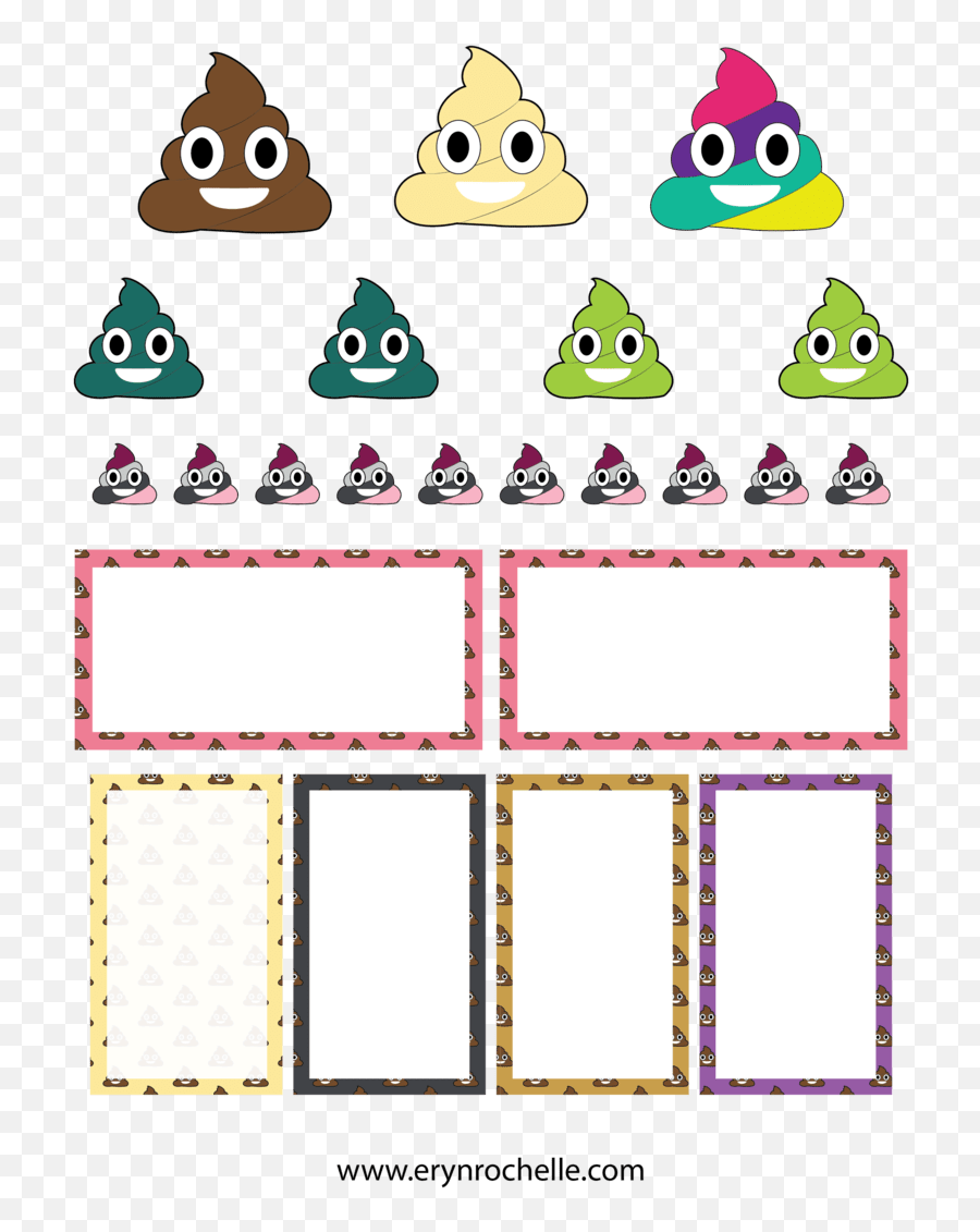 Download Hd The Poop Emoji Sample Pack - Sticker Dot Png,Poop Emoji Transparent