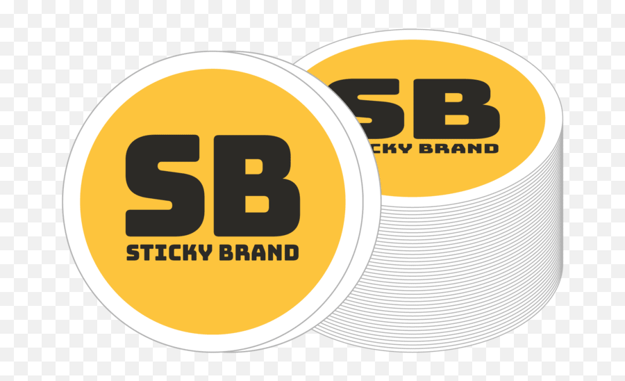 Custom Vinyl Stickers Made To Order Sticky Brand - Dot Png,Icon Wall Stickers