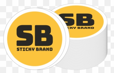 Custom Vinyl Stickers Made To Order Sticky Brand - Dot png